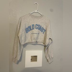 ADIKA goldcoast crop crewneck